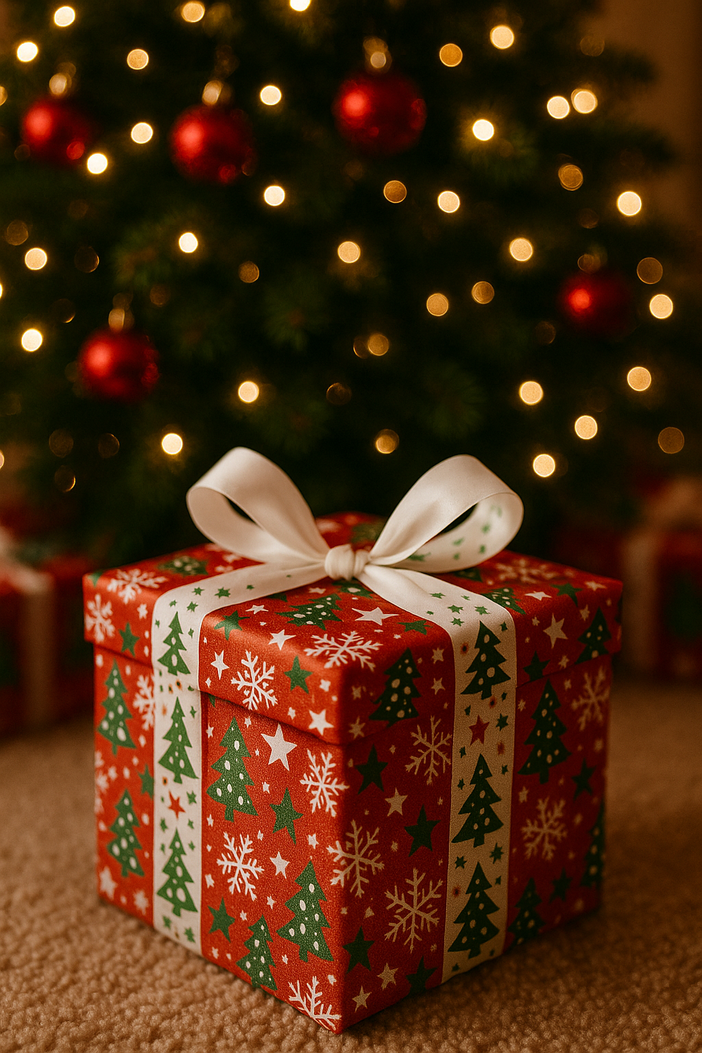 Nous emballons ton cadeau de Noël