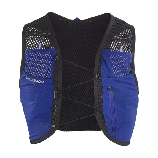 Gilet d’hydratation Salomon Active Skin 4 bleu foncé, détail latéral