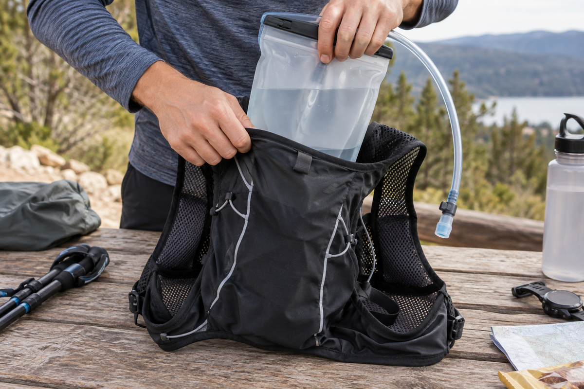 Quand ajouter une poche à eau de 1,5 L ?
