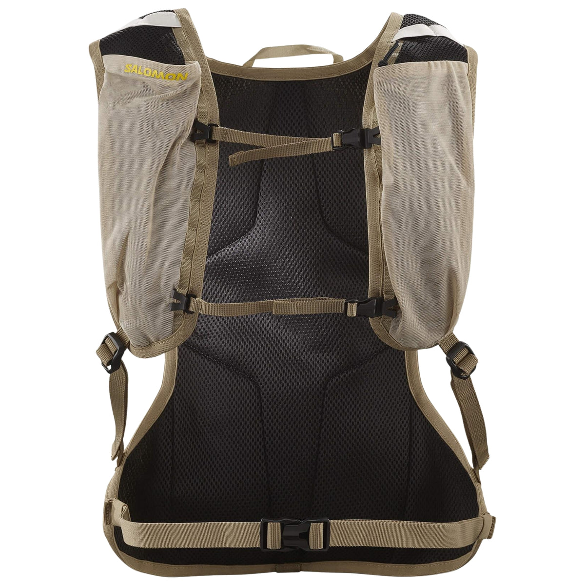 Mochila Salomon Cross 12 Beige, vista frontal