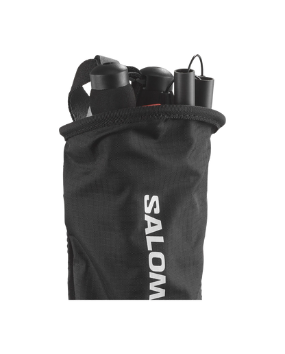 Detalle de la abertura del Salomon Custom Quiver negro L39283200